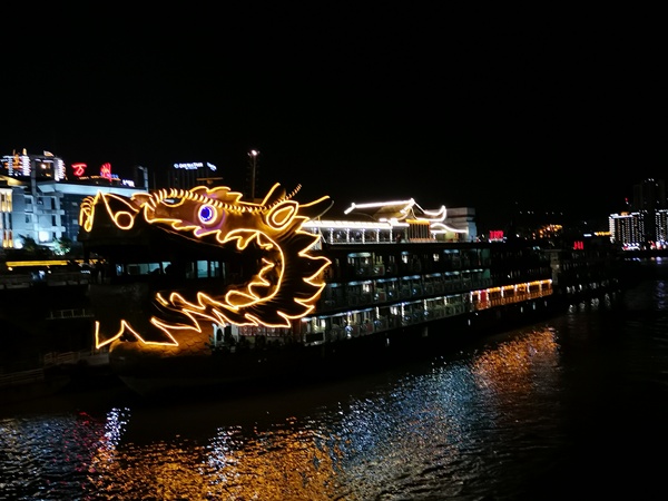 夜游万州港,云阳张飞庙