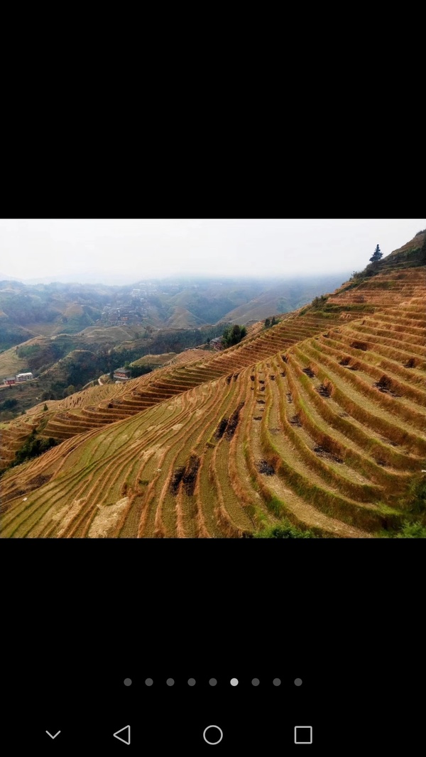 层层梯田.